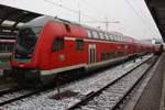 RB19215 von Stuttgart Hauptbahnhof nach Ulm Hauptbahnhof hat am 5.1.2019 das Ziel der Fahrt erreicht.