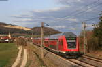 RE 29036 (Konstanz-St.Georgen(Schwarzw)) mit Schublok 146 238-0 bei Geisingen 1.4.21