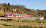 RE5 Lindau Insel-Stuttgart am 31.12.2021 zwischen Ebersbach und Reichenbach. 