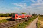 RE 4713 (Karlsruhe Hbf - Konstanz) mit Schublok 146 235-7 bei Gengenbach 14.8.22