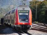 IRE 4230 nach Stuttgart Hauptbahnhof kurz vor der Durchfahrt Stuttgart Bad Cannstatt.