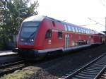 RE 4937 nach Ulm Hauptbahnhof ber Plochingen, Geislingen an der Steige.Hier am 22.09.07 bei der Station Stuttgart Bad Cannstatt.