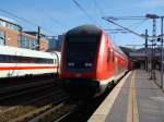 RE1 zur fahrt nach Frankfurt/Oder am 31.10.2007 bei der Einfahrt Berlin Ostbahnhof.