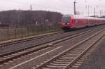 Am 11.02.2005 fuhr Ein 763.6 Doppelstock Steuerwagen in den Bahnhof Dren ein.