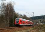 RE4712 (Konstanz-Karlsruhe Hbf) mit Schublok 146 235-7 am km 70,0 12.4.09