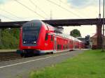 Hier verlsst der RE60 aus Braunschweig kommend den hauptbahnhof von Osnabrck um seine Fahrt in Richtung Rheine fort zu setzen.