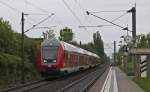 RE 5184 (Konstanz - Karlsruhe Hbf) mit Schublok 146 235-7 am 1.