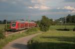 Br 146.2 mit IRE 4729 Karlsruhe Hbf - Konstanz zwischen Welschingen und Mhlhausen.