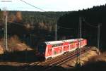 IRE 5186 (Kreuzlingen-Karlsruhe Hbf) mit Schublok 146 237-3 Karlsruhe  bei St.Georgen 14.11.10