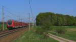 Dieser RE 1 mit unbekannter Schublok gen Magdeburg kam wie so viele am 20.04.2011 an uns vorbei.