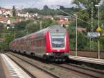 Ein RE nach Frankfurt am Main Hbf verlsst am 2.