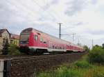 Eine RegionalBahn auf dem Weg von Eisenach nach Bebra am Mittag des 26.05.2006 bei Eisenach - West.