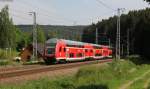 IRE 5318 (Kreuzlingen-Karlsruhe Hbf) mit Schublok 146 237-3  Karlsruhe  bei St.Georgen 24.5.12