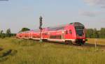 RB 27070 (Mhldorf(Oberbay)-Mnchen Hbf) mit Schublok 218 405-9 bei Markt Schwaben 28.5.13