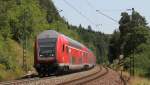 IRE 5316 (Kreuzlingen-Karlsruhe Hbf) mit Schublok 146 109-4  Baden Wrttemberg erfahren  bei Talmhle 14.7.13