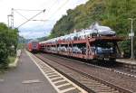 Schluwagen und Steuerwagen.....bei der Durch- und Einfahrt is Leubsdorf.