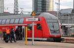 Hier ein Dosto Steuerwagen als RE 1 nach Paderborn Hbf am 21.12.13 im Dortmunder Hbf.