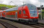   Beim Halt vom RE 9 (rsx - Rhein-Sieg-Express) Aachen - Köln - Siegen am 11.05.2014 im Bahnhof Betzdorf/Sieg konnte ich den Steuerwagen ablichten.