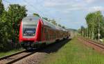 RE 4788 (Dresden Hbf - Hof Hbf) fährt am 17.05.2015 durch Zwickau-Pölbitz.