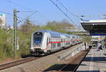 IC 2 Steuerwagen führend am IC Stuttgart-Singen in Stuttgart-Österfeld am 17.04.2018.