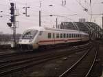 Steuerwagen des IC Leipzig - Kln bei der Einfahrt in Kln Hbf am 27.03.08