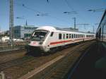 IC Seuerwagen kurz vor dem HBF Hamburg Foto aus dem Sonderzug aus Leipzig mit E18 047 gemacht 18.06.2005