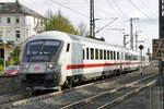 IC Steuerwagen in Front in Richtung Bonn bei der Ausfahrt Bf Remagen - 25.10.2017