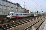 IC2027 von Hamburg-Altona nach Passau Hauptbahnhof fährt am 10.2.2018 in den Hamburger Hauptbahnhof ein.