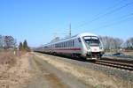 DB Fernverkehr IC Steuerwagen am 24.02.18 bei Karben (Wetterau)