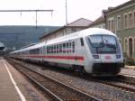 Hier ist der Bpmbdzf-Steuerwagens des IC 2066 von Nrnberg HBF nach Karlsruhe HBF zu sehen.