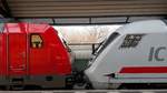 DB 245 027 mit dem IC 2155 von Kln Hbf nach Gera Hbf, am 01.12.2019 in Erfurt Hbf.