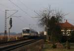 Ein Steuerwagen in Wiesloch Walldorf.