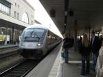 Ein IC2116 von Stuttgart Hbf nach Stralsund Hbf.Am 26.04.08 bei der einfahrt in Mannheim Hbf.