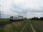 Ein IC2112 von Stuttgart Hbf nach Hamburg-Altona.Dieser Zug wurde wegen Bauarbeiten ber Biblis richtung Frankkfurt umgeleitet.Am 15.06.08 bei der durchfahrt in Lampertheim.