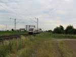 Ein IC2311 von Westerland(Sylt) mit Kurswagen aus Dagebll Mole nach Heidelberg Hbf.Dieser Zug wurde wegen Bauarbeiten ber Gro-Gerau umgeleitet.Am 22.06.08 bei der durchfahrt in Lampertheim.