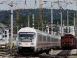 Ein EC am 11.07.2009 bei der Einfahrt in den Salzburger Hbf.