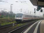 IC Steuerwagen mit der 120-145 bei der Durchfahrt von Worms Hbf.