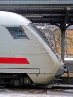  Schnuzchen  des Steuerwagens von IC2353 in Weimar, 19.2.010.