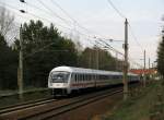 Letztes Licht, aber doch das erste dieses Jahres auf den IC 2131  Borkum  von Norddeich - Cottbus.