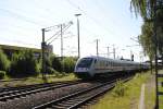 IC-Steuerwagen fhrt am 17.06.2010 Lehrte Gleis 12.