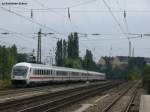 EC 114  Wrthersee  richtung Dortmund bei der Durchfahrt in Mnchen Heimeranplatz, 14.08.2010