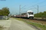 Angefhrt von einem Steuerwagen und geschoben von 101 003-2 konnten wir den IC 2005 Bodensee (Emden-Konstanz) am 22.10.2011 bei Wiesental fotografieren.