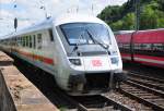 IC-Steuerwagen bei der Ausfahrt vom Bf Remagen nach Bonn - 26.06.2012