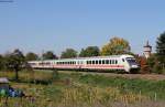 EC 219 (Frankfurt(Main)Hbf-München Hbf) mit Schublok 101 060-2  60 Jahres Bundespolizei  bei Bruchsal 1.10.15