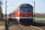 RHEINE (Kreis Steinfurt), 29.03.2011, RB 68 nach Münster/Westf. Hbf kurz vor Erreichen des Bahnhofs Rheine-Mesum

