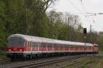 Ein umgeleiteter RB 35 Verstrker am 20.4.12 bei der Durchfahrt durch Ratingen-Lintorf.