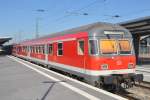 RHEINE (Kreis Steinfurt), 02.10.2013, dieser Zug ist soeben als RB 68 von Münster/Westf. Hbf auf Gleis 4 eingetroffen