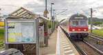 Ein typischer RE nach Nürnberg erreichte am 24.6.13 Schnelldorf: Richtung Frankenmetropole saßen die Lokführer meistens in einem „Karslruher Steuerwagen“. 