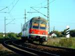 RB von Regensburg Hbf nach Plattling am 23.09.2007 kurz vor ihrem Endhalt.