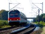 RB von Regensburg Hbf nach Passau Hbf am 23.09.2007 kurz vor Plattling.